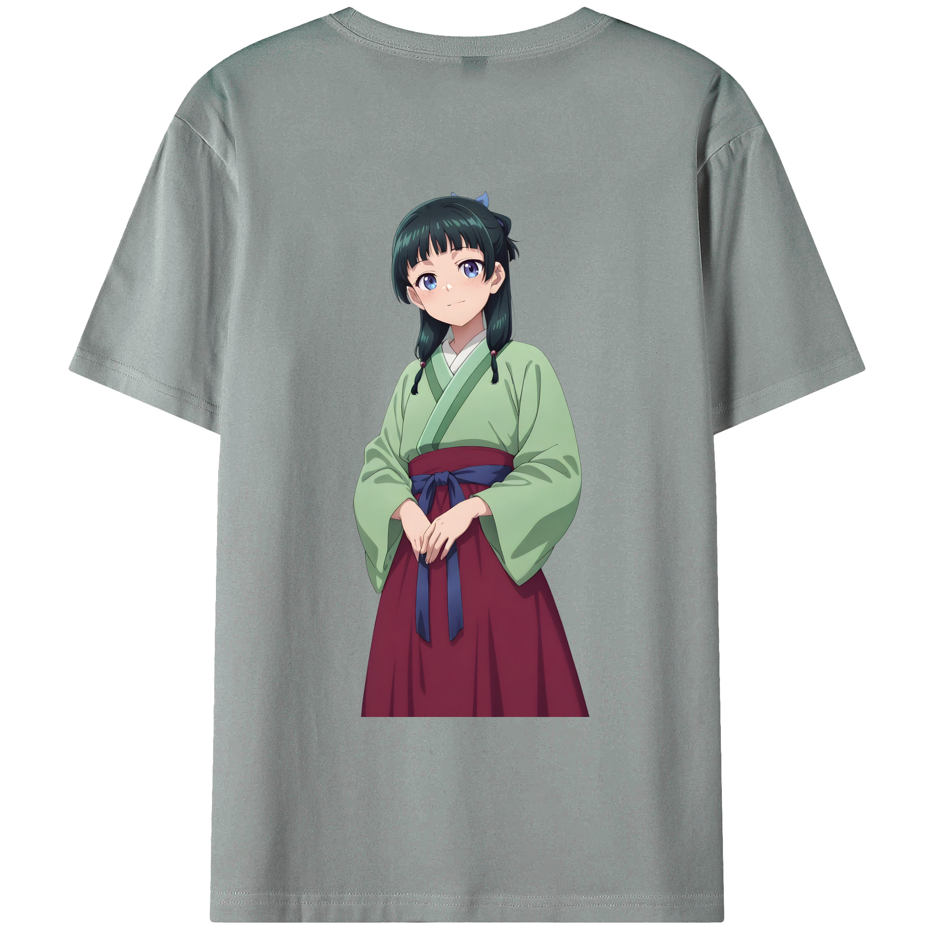 （画像用） 薬屋のひとりごと The Apothecary Diaries 綿100％ メンズ半袖Tシャツ（バックプリント） 通気性